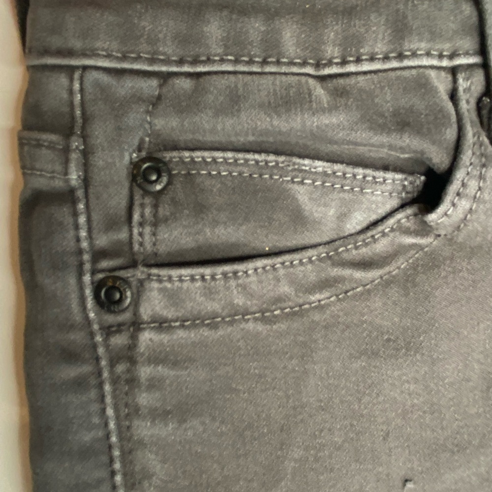 NYDJ Jade Gunmetal Denim Legging Mid Rise Size 2 - Picture 8 of 16